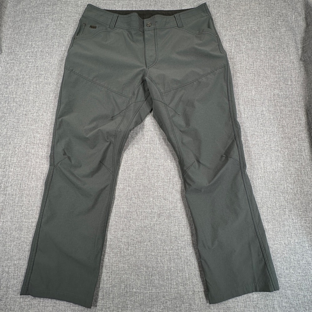 KUHL Silencr Pants Mens 38x30 Gray Ripstop Stretch Hiking Technical Gorpcore